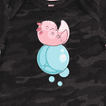 thumbnail image 4 of Inktastic Cute Axolotl Sitting on a Bubble Boys or Girls Baby Bodysuit, 4 of 5