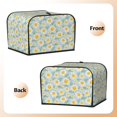 thumbnail image 6 of Cauagu Daisies Flowers for 4 Slice Toaster Cover (11.4''×7.9''×7.5'') Bread Machine Cover Toaster Protector Kitchen Appliance Dust Cover, 6 of 7