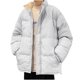 thumbnail image 3 of Puntoco Chaquetas De Abrigo Casuales Sin Capucha De Manga Larga De Color Sólido Para Hombres De Moda, 3 of 5