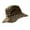Khaki, variant on Retro Leopards Print Fisherman Hat Wide Brims Sun Protected Lightweight Unisex Hat For Outdoor Travel Accessory