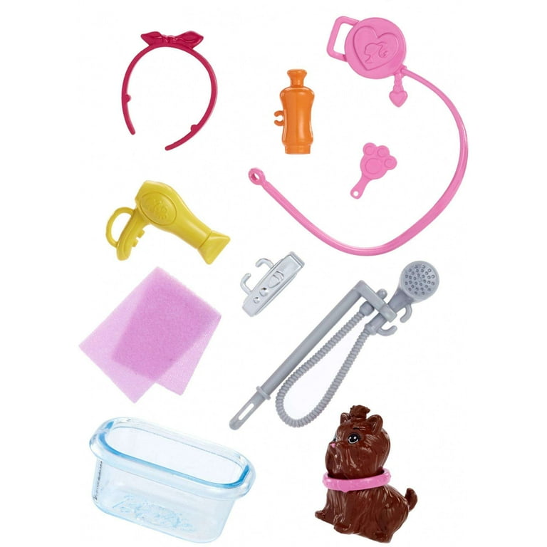 Barbie dog grooming set sale