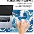 thumbnail image 5 of Japanese Blue and White Wave Gaming Mouse Pad XL, Large Mouse Pad Wave Anime Mouse Mat Desk Pad, Extended Stitched Non-Slip Rubber Edges Mousepad for Work/Game/Office,31.5 X 11.8 Inch, 5 of 6