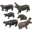 thumbnail image 4 of Figuras de Hipopótamo CUTICAT 6 piezas juego de animales de simulación, 4 of 8