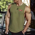 thumbnail image 4 of 2024 Nueva camiseta sin mangas deportiva de fitness para entrenamiento físico de hombres, camiseta sin mangas de secado rápido para hombres, camiseta sin mangas para correr de verano, 4 of 5