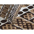 thumbnail image 4 of Ambesonne Zambia Quilted Bedspread Set 3 Pcs, Kenyan Folk, King Size, Dark Brown, 4 of 5