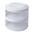 thumbnail image 1 of Couvercles Boîte de Rangement Empilable pour Vaisselle Pot de Garde-Manger Comptoir Support de Bouteille Assaisonnement Bol Assiette de Service, 1 of 7