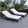thumbnail image 3 of HomeStock Tuscan Temptations Modern Outdoor Chaise Lounge Chair With Cushions Set of 2, 3 of 7