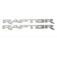 thumbnail image 2 of 2017-2020 Ford RAPTOR Running Board Emblems - Stainless Steel, 2 of 8