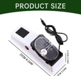 thumbnail image 3 of Clearance! Wiueurtly Grinding Head Electric Sharpener Portable Usb Interface Sharpener Usb Interface Sharpener Adjustable Electric Sharpeners with Protective Cover Home Kitchen One Size White, 3 of 8