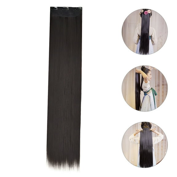 Luxshiny Synthetic Clip-In Hair Extensions Set Comfortable and Easy to Wear Hair Pieces for Natural Look
