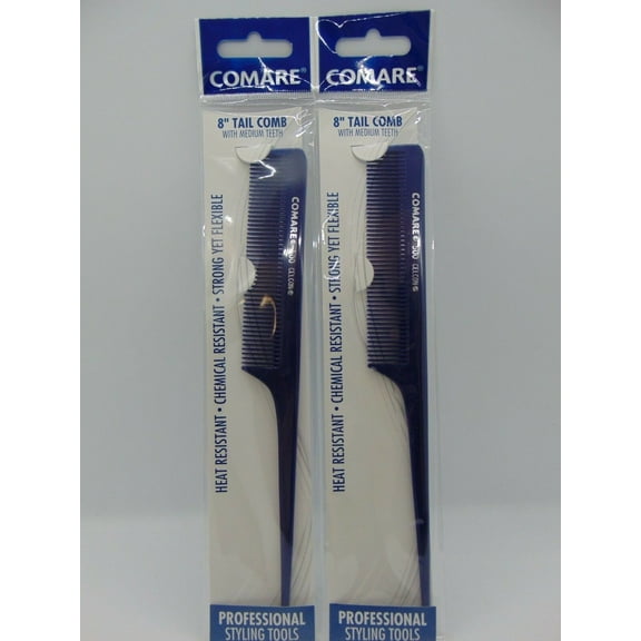 (Pack of 2) Comare Cutting and Tail 8 "Comb with Medium Teeth CCP500