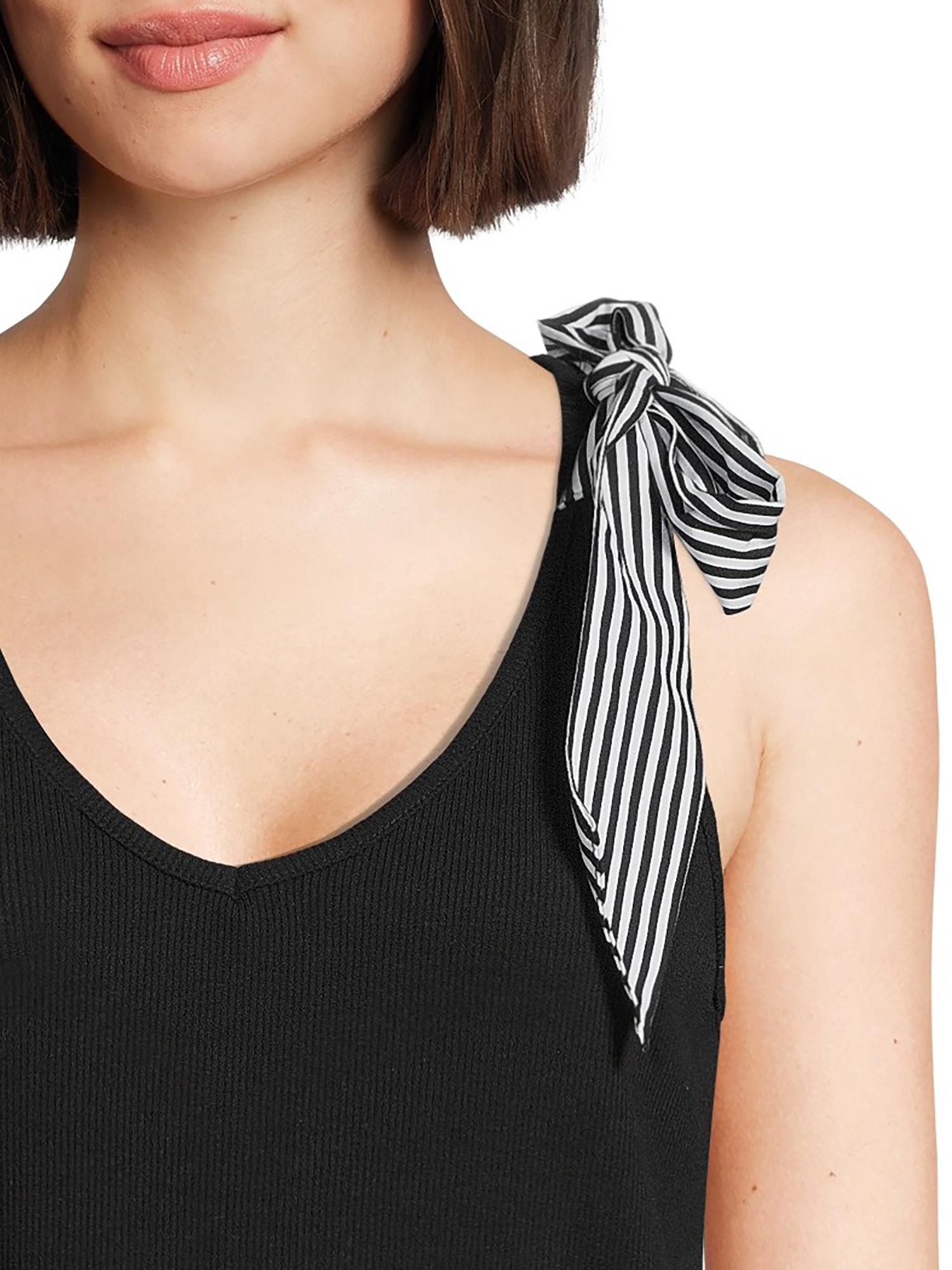 Time and Tru Women's Bow Shoulder Tank Top - image 4 of 5