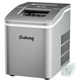 thumbnail image 1 of Costway Portable Ice Maker Machine Countertop 26Lbs/24H Self-cleaning w/ Scoop Silver, 1 of 10