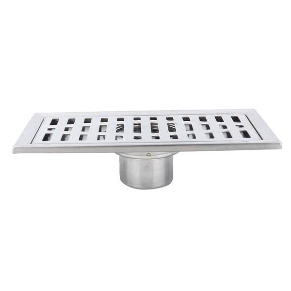Three-Layer Rectangle Floor Drain in Stainless Steel for Home Bathrooms