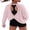 07-C-Pink, variant on JWD Womens Open Back Long Sleeve Workout Top Loose Fit Crew Neck Thumb Hole Pullover Yoga Shirt Light Yellow L