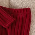 thumbnail image 6 of yboeqw Toddler Baby Girl Clothes 2 Piece Long Sleeve Ribbed Sweatshirt Top and Legging Pants Fall Winter Outfits Set,Size 12-18 Months, 6 of 9