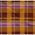 thumbnail image 4 of oneOone Cotton Poplin Twill Maroon Fabric Madras Check Quilting Supplies Print Sewing Fabric By The Yard 56 Inches Wide, 4 of 4