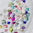 thumbnail image 6 of Milue 100Pcs Flatback Nail Rhinestones Mini Diamond Nail Charms 3D Crystal Gems, 6 of 21