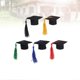 thumbnail image 2 of 5 Pcs Mini Graduation Wine Bottle Decorative Tassel Fancy Dr Graduated Bachelor Hat for Wine Bottle Decoration (Red/Black/Green/Yellow/Dark Blue), 2 of 4
