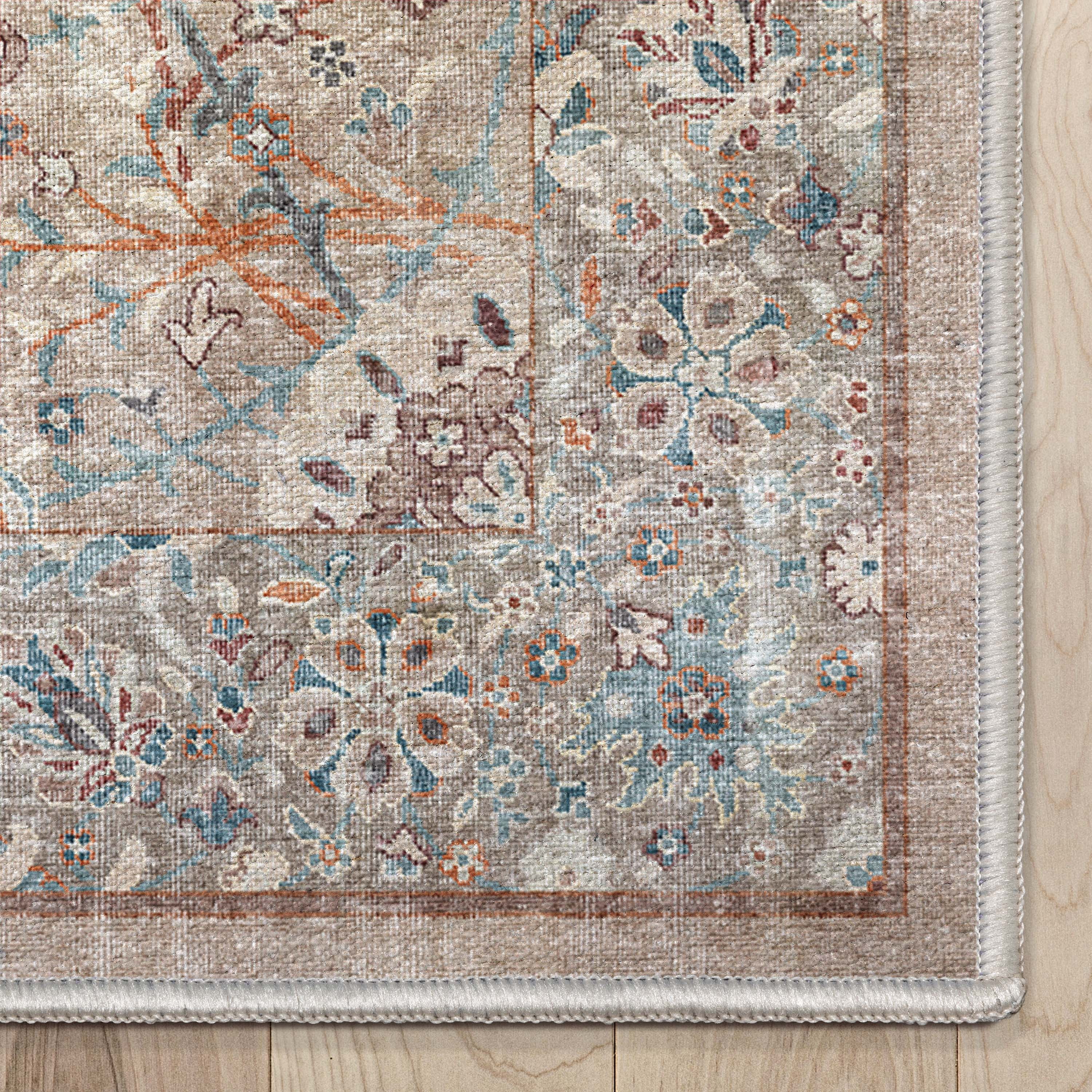 Well Woven Asha Emilia Vintage Oriental Ivory 2'7" x 9'6" Runner Rug