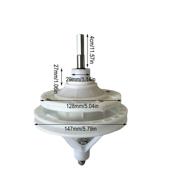 Taicans Stainless Steel Shaft Gear Reducer for Washing Machine,Square Shaft Height 40mm Universal Washer Gearbox Square Shaft Height 40mm Washer Reducing Wheel l Home Washer Repair Parts C