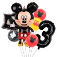 thumbnail image 3 of Juego de decoración para fiestas con globos de aluminio de Mickey Mouse, globo de látex con cabeza de Mickey de dibujos animados de 32 pulgadas, número rojo, suministros para fiestas de cumpleaños inf, 3 of 5