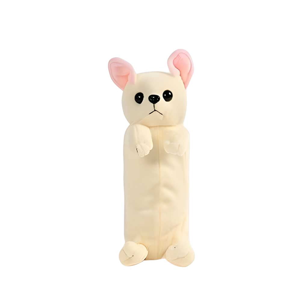 Estuche Para Lápices Niñas Y Adultos Acolchado Bolígrafos Viajes Escuela (beige) | Bodega