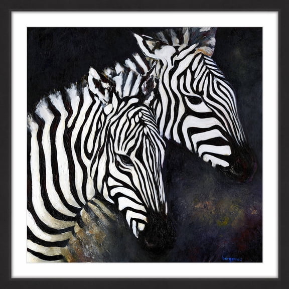 Marmont Hill "Happy Together" by Bergerac Framed Painting Print