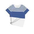thumbnail image 7 of Ihhxva Women's Tops Moisture-Wicking Striped Crewneck Tee Fit Nautical Print T-Shirt Casual Summer Cotton Loose Style S-2XL, 7 of 7