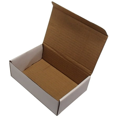 50 6x4x2 white corrugated shipping mailer packing box boxes