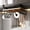 Black, variant on Heavy-Duty Stainless Steel Under Cabinet Organizer Rack - Wall-Mounted Space-Saving Shelf with Multiple Hooks for Kitchen Utensils, Towels, Cups & Cutting Boards - Easy Install, Kitchen, Bathroom