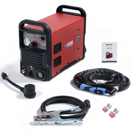 50 Amp Plasma Cutter Colossal Tech. 3/4 in. Clean Cut 110/230V Compatible DC Inverter Cutting