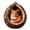D, variant on 3D Forest Animal Ornaments, Resin Christmas Tree Hanging Sphere Decoration for Indoor Holiday Scene Layout and Seasonal Decor Gift, 3.2"(Groundhog)