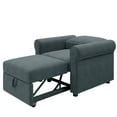 Bellemave 3in1 Convertible Sleeper Chair Bed, Linen Pull Out Sofa
