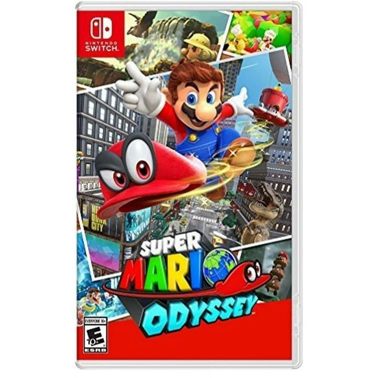 Super Mario Odyssey Replacement Cover Art Insert & Case, Nintendo Switch
