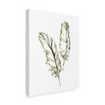 thumbnail image 2 of Trademark Fine Art 'Gilded Barn Owl Feather' Canvas Art by Chris Paschke, 2 of 3