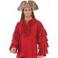 thumbnail image 1 of The Pirate Dressing C1084 Henry Morgan Chemise - Rouge - Très Grand, 1 of 1