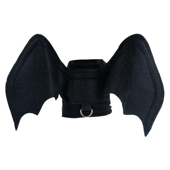 Disfraces divertidos de Halloween para mascotas Ropa de fiesta con alas de murciélago Suministros para mascotas para perros Gatos (Talla S)