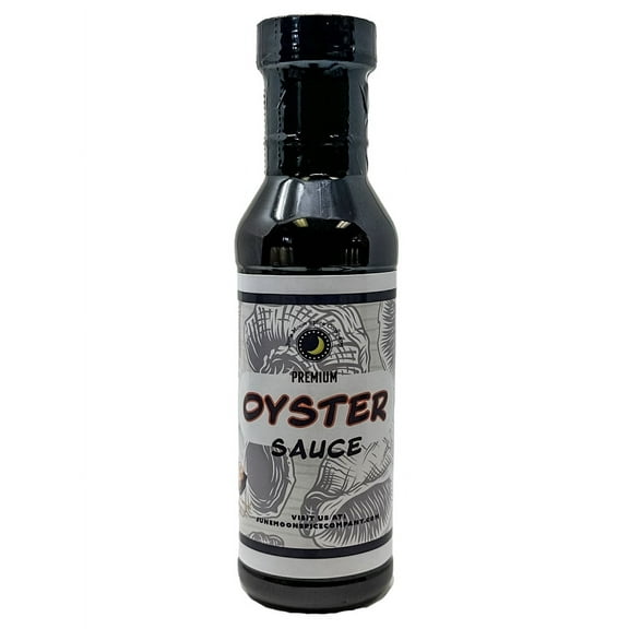 June Moon Spice Company's Premium Oyster Sauce | 12 fl. oz. Flavor Lock Bottle