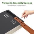 thumbnail image 5 of Someet Upholstered Headboard for Twin Size, Adjustable Height Headboard, Modern Diamond Tufting Solid Wood Headboard, Beige, 5 of 9