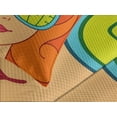thumbnail image 4 of Ambesonne Hippie Quilted Bedspread Set 3 Pcs, Red Hair Girl Love Peace, King Size, Multicolor, 4 of 5