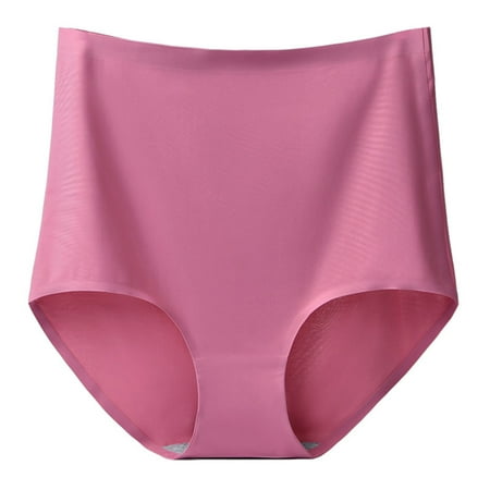GA WEIHUA Clearance DealsWomen High Rise Briefs  Smoothing No Trace Panty  Comfort Full Coverage Brief for Everyday  Ladies Plain Lingerie(Hot Pink XL)