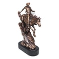 thumbnail image 4 of Ebros Rustic Wild West Cowboy Bandit Racing Down Rocky Slope On Horse Statue, 4 of 8