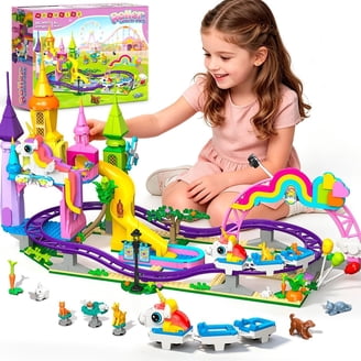 CDX Blocks: Cyclone - 900+ Piece Set, Gravity Roller Coaster, STEM