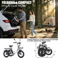 thumbnail image 2 of Narrak Fat Tire Adult Folding Electric Tricycle,Step-Thru Electric Trike with 468WH Removable Battery & Large Basket, 2 of 6