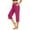 01 Hot Pink, variant on Weiqiqre Womens Pants Summer Casual Workout Capri Straight Leg Exercise Lounge Pants with Pockets