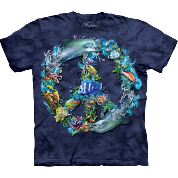 Sealife Peace Sign T-Shirt - Small