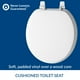 thumbnail image 2 of Asiento de inodoro Mayfair 11 000 Economy, suave, redondo, blanco, 2 of 7