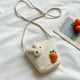 thumbnail image 3 of BRIGHTFUFU Girl Crossbody Pouch encantador Bolsa Crossbody Small Crossbody Bolsa tejida de paja para niños al aire libre, 3 of 8