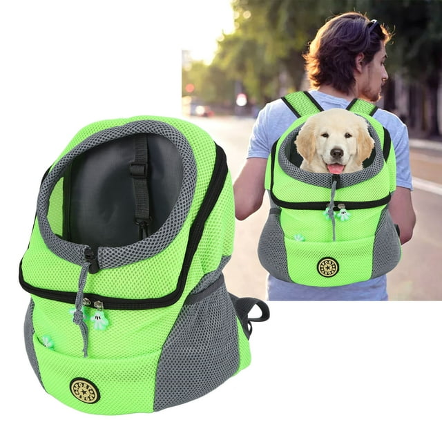 Cat Backpack Carrier, Cat Carrier Backpack with Zipper Design Pet Backpack Travel Bag Dog Backpack for Pet and Interaction